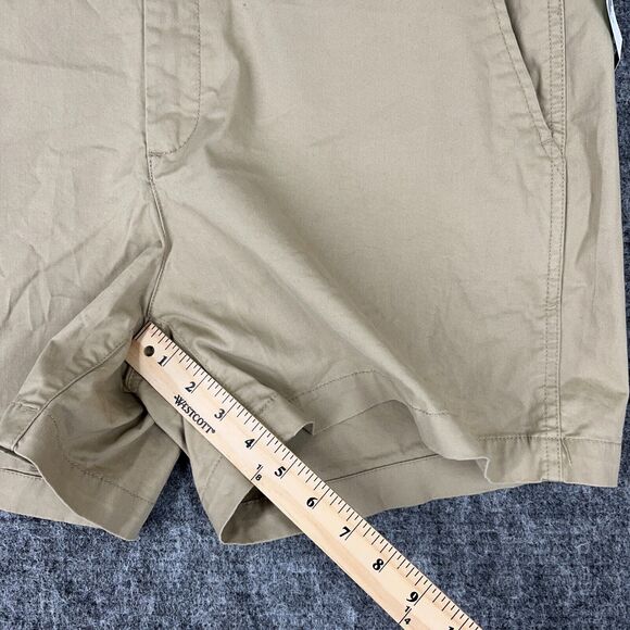 GAP Shorts Womens 12 Beige Downtown Khaki Short Stretch Mid Rise 5" Preppy Dock - Picture 9 of 11